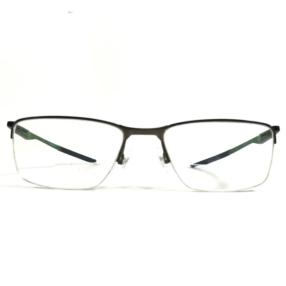 Oakley Eyeglasses Frames Socket 5.5 OX3218-0254 Satin Pewter Half Rim 54-18-138